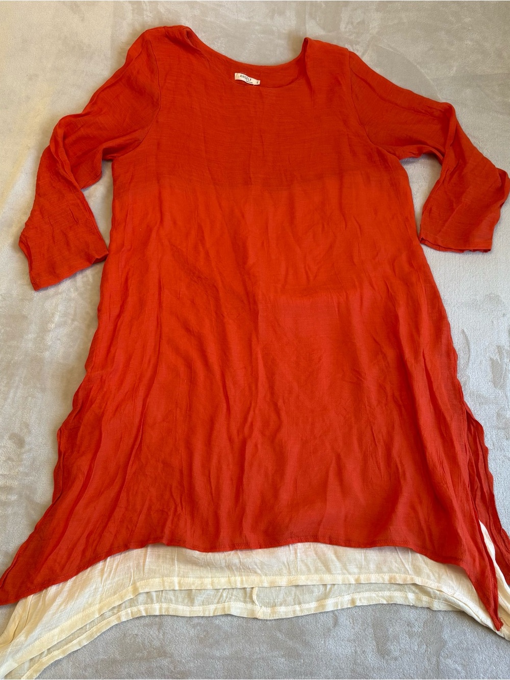 Anself Orange Dress Size 4XL